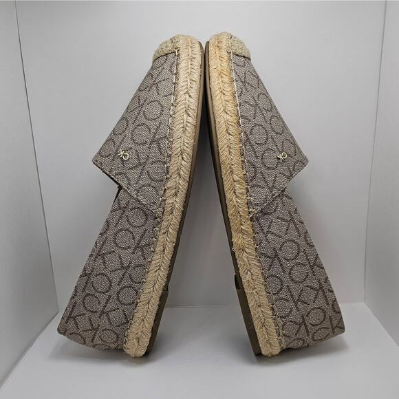 ❌️Sold❌️ NWOT Calvin Klein Signature Monogram Espadrilles - US Women's Size 9.5M - Picture 5 of 9